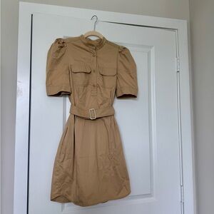 Weekend Max Mara Beige Midi Dress with Belt